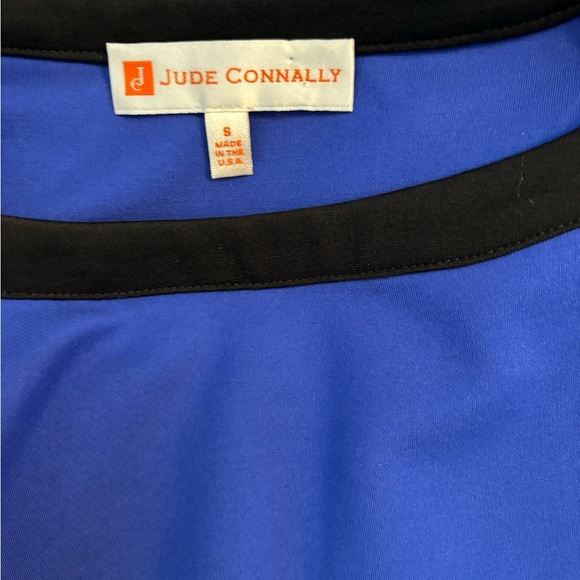 Jude Connally Royal Blue Shift Dress with Black Trim – Size Small - Picture 5 of 5